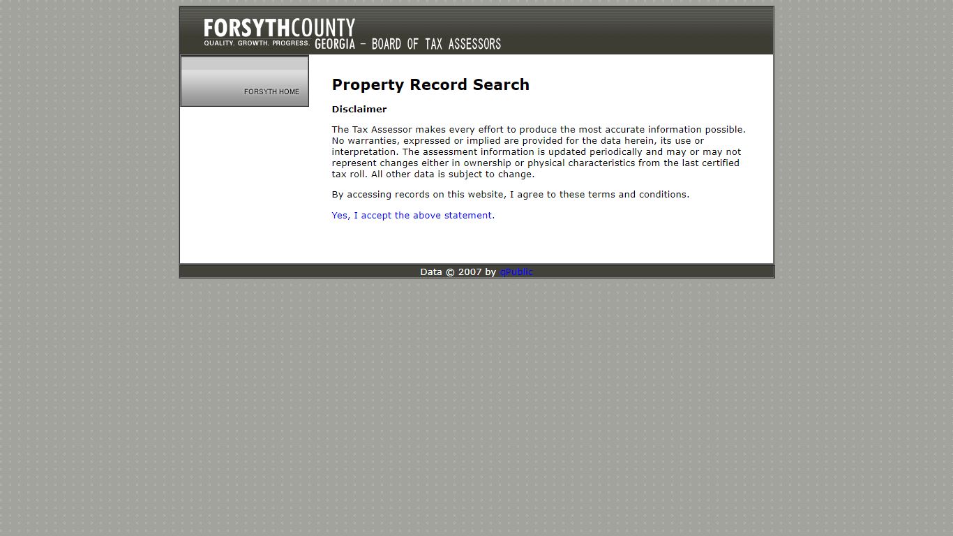Forsyth County Georgia | Board of Assessors